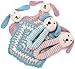 Pebble organic cotton sleepy bunny doudou - duck egg blue (comfort blanket toy)
