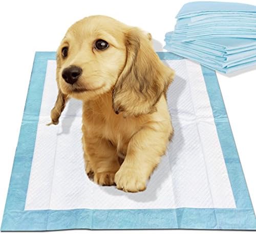 Super Absorbent Pet Training Pads Large Quick Dry No Leaks Disposable with Super Absorbent Polymer Technology for Training dog,Puppy,cat (33x45cm 100packs)