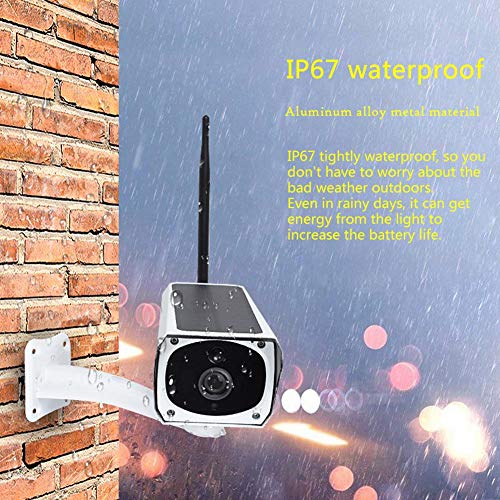 Preisvergleich Produktbild Ljourney 1080P 2MP Solar Power Ip-Kamera, Wireless Wifi Netzwerk Handy Fernüberwachungskamera, Outdoor IP67 Wasserdichte Kamera (Solar Aufladen, Unplugged Überwachung, Nachtsicht)