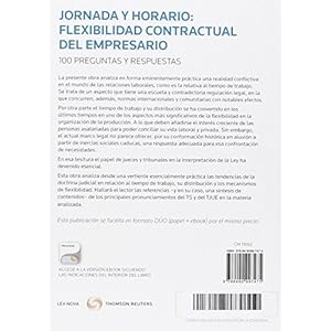 Jornada y horario: flexibilidad contractural del empresario (Monografía)