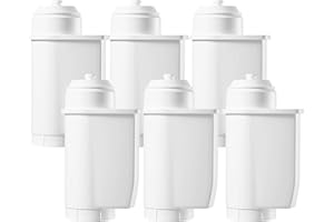 AquaStrata Lot de 6 filtres à eau de rechange compatibles avec la série Siemens Brita EQ (EQ5, EQ6, EQ7, EQ9, EQ500, S700), Siemens 3200, Bosch TCZ7003, TCZ7033, 467873, et Brita® Intenza 575491