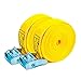 Produktbild PONSA T35 - Professionelles Gurtband - Klemme - 2 Stk Spanngurte. Zum Verzurren leichter Ñadung - Länge 4m. Bruchlast 1000kg (real) 027048035108