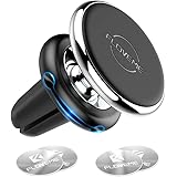 FLOVEME Magnetic Phone Car Mount in Car Phone Holder Air Vent Magnet 5 Metal Plates Universal Mobile Phone Holders for…