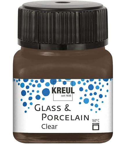 Kreul Glass & Porcelain Chalky White Cotton 20ml - Peinture Mate Pour Verre Et Porcelaine