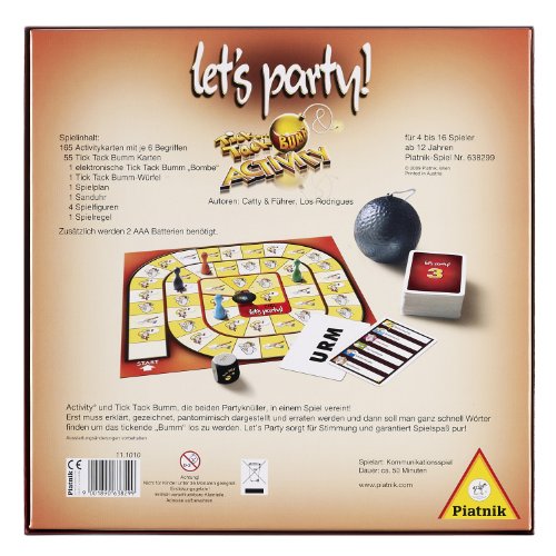 Piatnik 6382 – Activity Let’s Party, Brettspiel - 4