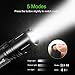Produktbild Zoombar Taktisches Taschenlampe, Siswong 10000LM Einstellbarer Fokus XM-L T6 LED 5 Modus Draussen Tragbar Militär Jagd Flashlights Handlamp Laternen Stirnlampe