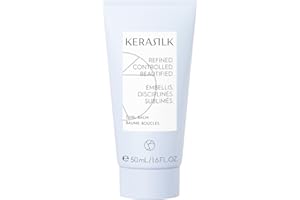 GOLDWELL Kerasilk Curl Balm, Curly Hair, Vegan Formula, Anti-frizz, Anti-humidity, 50ml (travel size)