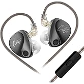 KZ Castor Wired IEM Microphone Headset, 10mm Dual Magnetic + 8mm Dynamic Driver, Improved Bass Blend Target, 4 Months