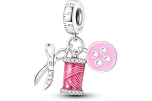 CYCUFF Sterling Silver Charms 925 per Bracciale Europeo, Collane Pendente Perline Gioielli Regalo per Le Donne Amici di Famiglia