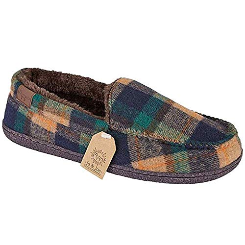 Jo & Joe - Zapatillas de Estar por casa de Sintético para Hombre 41 EU, Color Marrón, Talla 41.5