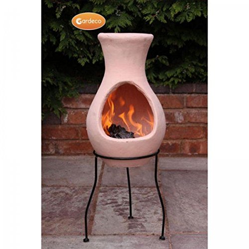 Gardeco 4 Elements Small Clay Chiminea Air No Lid from Gardeco at the Garden incinerators & Fire