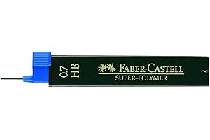GRAF VON FABER-CASTELL Faber-Castell 120700 - drobny wkład Super Polymer, 0,7 mm, stopień twardości HB, 12 sztuk