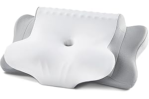 FAIORD Nackenkissen Kopfkissen, Memory Foam Kissen Ergonomisches Kopfkissen, Nackenstützkissen für Seitenschläfer, Rücken und Bauchschläfer