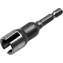 5,5-mm-Mutter Schlu00fcssel, Hand CRV Gummi Schraube Treiber Werkzeug Arbor Selbsthu00e4rtend Antislip Metall Steckschlu00fcssel Schraubendreher DIY Helper