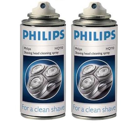 Philips Norelco Shaver Cleaner and Lubricant Spray (2 cans) by Philips