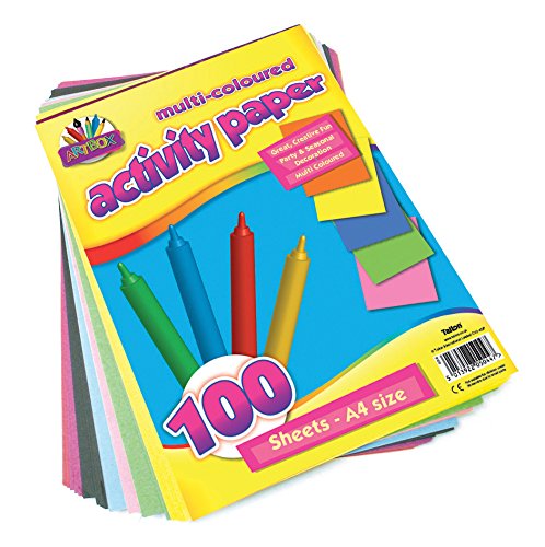 Artbox Pack 100 Blatt farbiges Papier A4