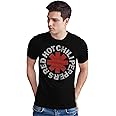 Quote Marshals Red Hot Chilli Peppers_01 Printed Round Neck Black T-Shirt for Men's