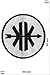 Produktbild Patch - Kreidler - Black White - Motorrad - Motorrad - Kreidler - Aufnäher - zum aufbügeln - Iron On