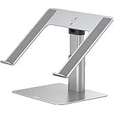 Baseus MacBook Metal Ayarlanabilir Diz&uuml;st&uuml; Bilgisayar Standı, Maks. 10 Kg Ağırlık ve 208 mm Y&uuml;kseklik, G&uuml;m&uuml;ş (LUJS000012)