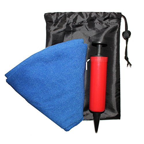 Aufblasbares 38 cm Coccyx Sitzring Sitzkissen Donut Kissen mit Pumpe und Reisetasche von Kovira – Lendenwirbelstütze bei Hämorrhoiden, bei Schwangerschaft, Steißbeinschmerzen, Prostata und Wunden – Für zu Hause, im Auto oder im Büro - 3