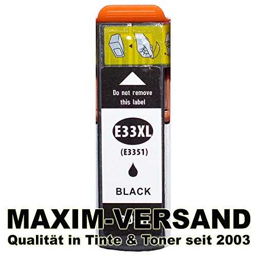 NEUSTE CHIPS funktionieren 100%ig in allen Druckern: 5 Stück MAXIMPRINT Tintenpatronen kompatibel zu Epson Multipack 33 XL (bestehend aus T3351, T3361, T3362, T3363, T3364 kompatibel mit Chip und Füllstandsanzeige) kein Original Set kompatibel zu Epson Expression Premium XP-530 XP-540 XP-630 Series XP-635 XP-640 XP-645 XP-830 XP-900 - 2