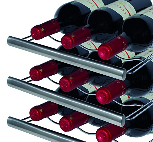CASO WineDuett Touch 21 Design Weinkühlschrank für bis zu 21 Flaschen (bis zu 310 mm Höhe), zwei Temperaturzonen 7-18°C - 4