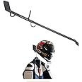 Metal Craft Customs Helmet and Jacket Hanger, Helmet Holder, Wall Mount Helmet Rack, Helmet Bracket (2138958, Black)