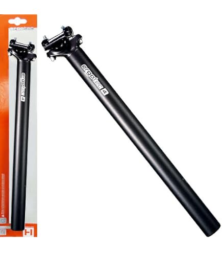 ErgoTec Viper Sattelstütze – 400 Mm, Ø 27,2 Mm, Schwarz, Für E-Bike & MTB