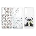 Produktbild ToneSun Hülle für Huawei P30, 3X Gemalt Handyülle, Silikon Schale Schutzhülle Handycover Handytasche Crystal Clear Durchsichtig Cover in Mini Panda + Magnolia + Bambuspanda