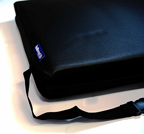 ROLLIMOPS „FlatSeat“ Gel Sitzkissen Gelkissen Anti-Dekubitus Dekubitus Kissen Rollstuhl Rollstuhlfahrer Krankenfahrstühle Seniorenheime Senioren – Sitzauflage in 46 x 42 x 7cm - 2