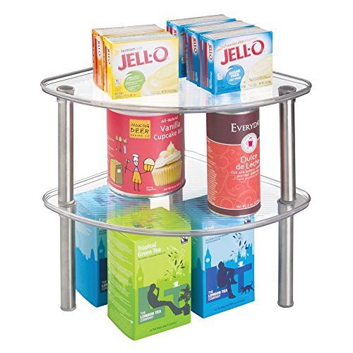 InterDesign 66130EU Linus Eckregal, durchsichtig - 4