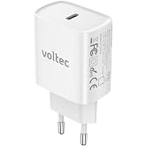 Voltec 30W Type-C QC 4.0 PD 3.0 iPhone 15/14/13/12/11 İ&ccedil;in Hızlı Şarj Aleti iPad Pro Macbook Air Şarj Cihazı Samsung Huawei v