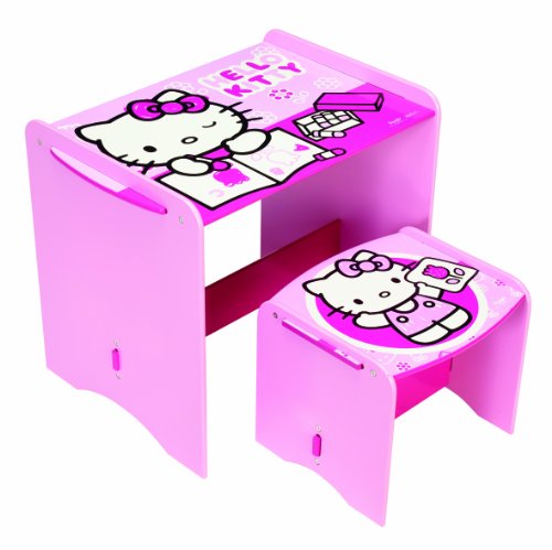 Hello Kitty Kids' Desk and Stool by HelloHome