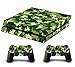 Produktbild Tarnung Decal Skin Sticker Aufkleber for Playstation 4 PS4 Console Controllers (Jungle camouflage)