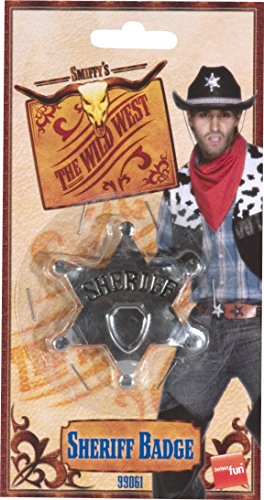 Preisvergleich Produktbild Smiffys Sheriffstern Metall Sheriff Stern Kostüm