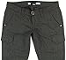TAKE TWO "Sheri Slim" womens cargo pants check wool (black/gray)