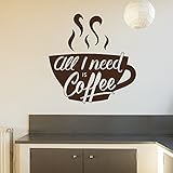 Wandtattoo - Clickzilla - A361 - All i need is Coffee