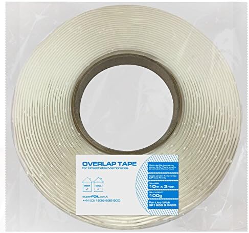 SuperFOIL Butyl Overlap Sealant Tape for SF19BB Breathable Insulation – 10m Long