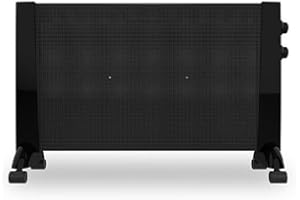 Cecotec Radiador Eléctrico Bajo Consumo Ready Warm 3000 Now. 2400 W en 3 Niveles, Ruedas omnidireccionales, 3 Modos, Termostato Regulable, Protección sobrecalentamiento, 25 m2