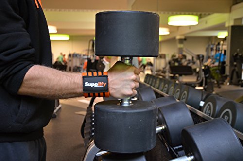 HANDGELENKBANDAGEN FITNESS KRAFTSPORT BODYBUILDING – 2er Set 50cm X 8,5cm Wrist Wraps Zughilfen Für Herren & Damen Von Supplify – Langlebige, Breite Stütze Für Maximale Stabilität Beim Krafttraining - 4