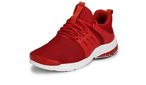 full red colour shoes