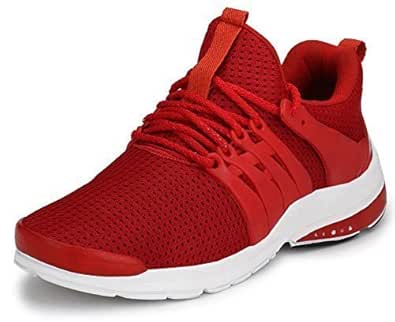 red colour shoes mens