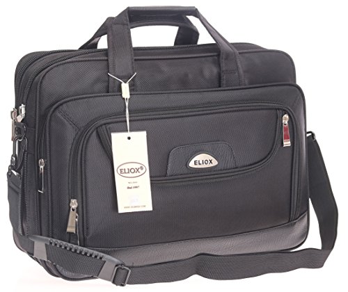 Laptoptasche mit viel Platz, Raumwunder, Notebooktasche, Arbeitstasche,Herren Umhängetasche, Schultertasche, Männer