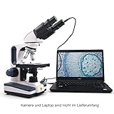 mikroskop binokular 🏆SW350B Labor Binokular Mikroskop-Ein leistungsfähiges professionell durchlicht mikroskop zur Betrachtung kleinster Details von Objektträgern; Hervorragendes geeignet für Kliniker, medizin,researcher,Gymnasiasten Erwachsene und Studenten im Fach der Wissenschaft sowie begeisterte Hobbyisten