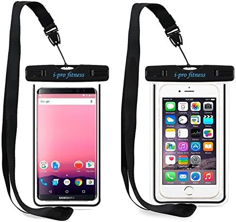 i pro fitness IPX8 Submersible Underwater Waterproof Phone Case โ 100% Waterproof Pouch Holder With Lanyard for iPhone, Galaxy And More! Mobile Phone Dry Bag For Kayaking And Swimming!