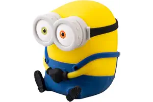 Grupo Erik Luz Nocturna Infantil Minions - Lámpara de Mesita de Noche | Luz LED Recargable Squishy, Decoración Habitación, Merchandising Oficial, Cable USB-C y Batería (12x15,2x13,5 cm)