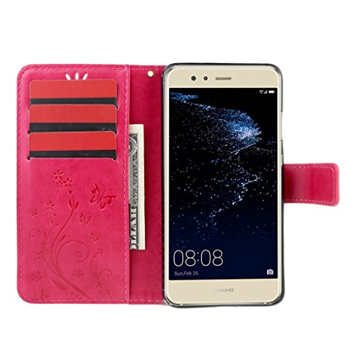 Funda Huawei P10 Lite Cover Rojo Leathlux Libro Suave PU Leather Cuero impresi n - Leathlux Case Con Flip case cover Cierre Magn tico Funci n de Soporte Billetera con Tapa para Tarjetas-Dise o de Mariposa y flor de la vid para Huawei P10 Lite 5 2 Funda Huawei P10 Lite Cover Rojo Leathlux Libro Suave PU Leather Cuero impresi n - Leathlux Case Con Flip case cover Cierre Magn tico Funci n de Soporte Billetera con Tapa para Tarjetas-Dise o de Mariposa y flor de la vid para Huawei P10 Lite 5 2