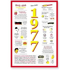 Tolle Geschenkidee: Jahreschronik 1977