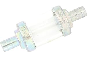 OMG - Filtro Benzina in Metallo, Attacco Tubo 8 mm