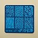 Tonsee DIY Nail Art Stamp Template Image Plates Polish Stamping Manicure Image, 6cm*6cm (TU-014)